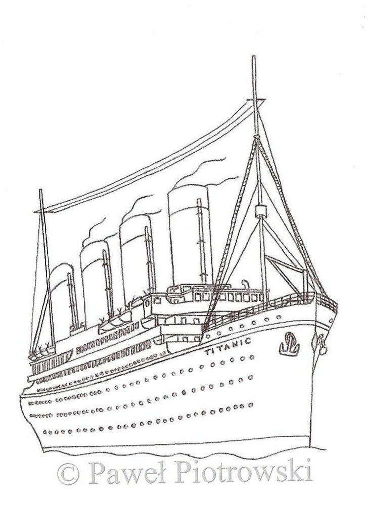 Titanic Kleurplaat