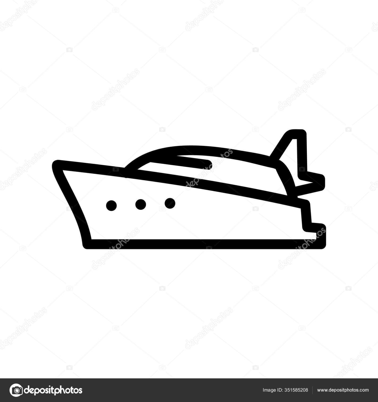 Vissersboot Jacht Kleurplaat